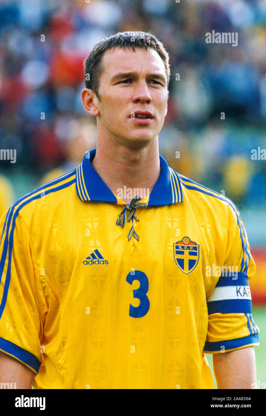 Patrik Andersson Swedish professional footballer in Swedish National team Stock Photo