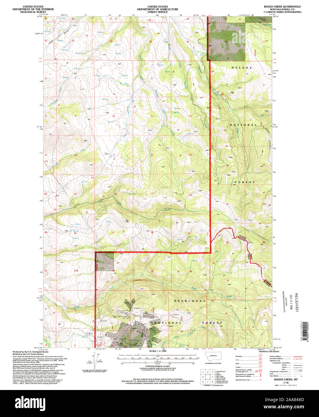 Map of baggs hires stock photography and images Alamy