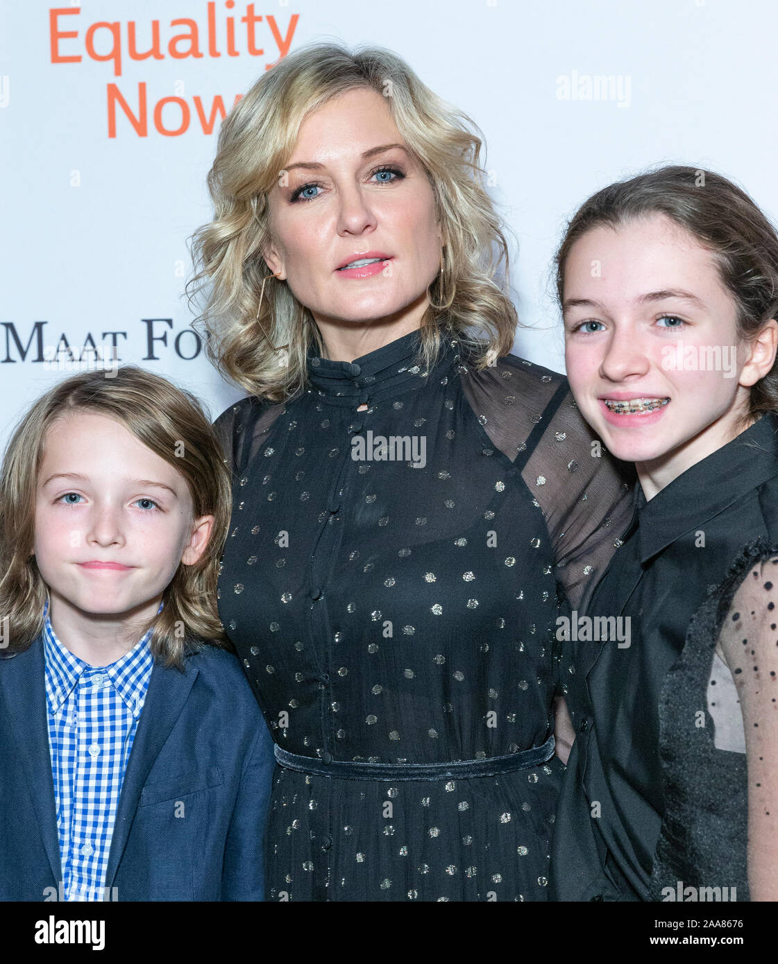 Nigel Butler, Amy Carlson, Lyla Butler attend the annual Make Equality
