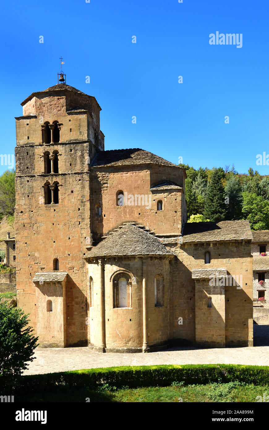 Santa maria de santa cruz de la seros hi-res stock photography and ...