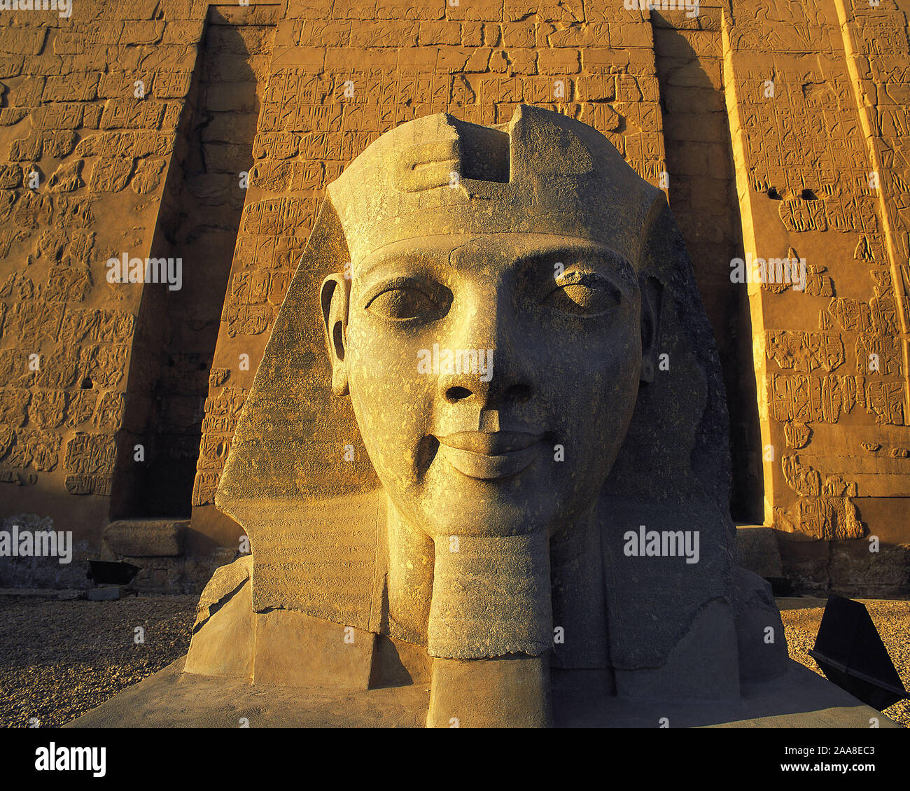 Pharao Ramses II. in Luxor Stock Photo