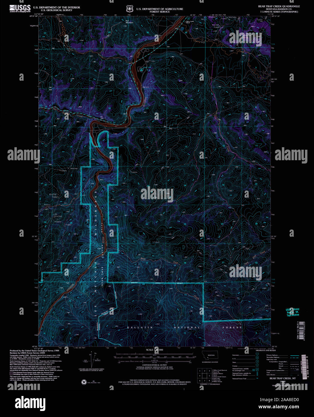 Map of bear creek hires stock photography and images Alamy
