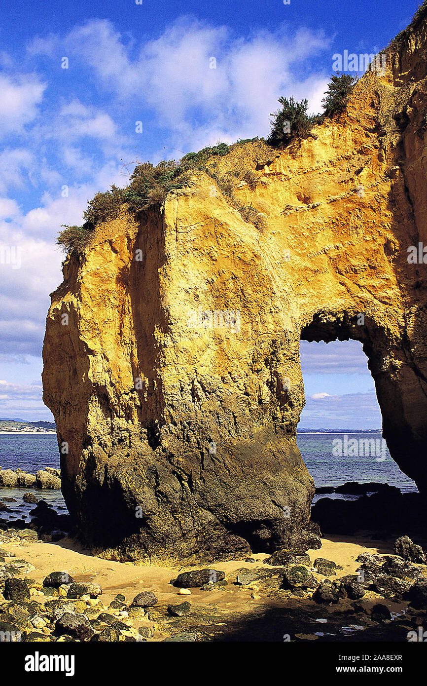 Algarve, Portugal, Felsenkueste, Felsalgarve, Lagos Stock Photo