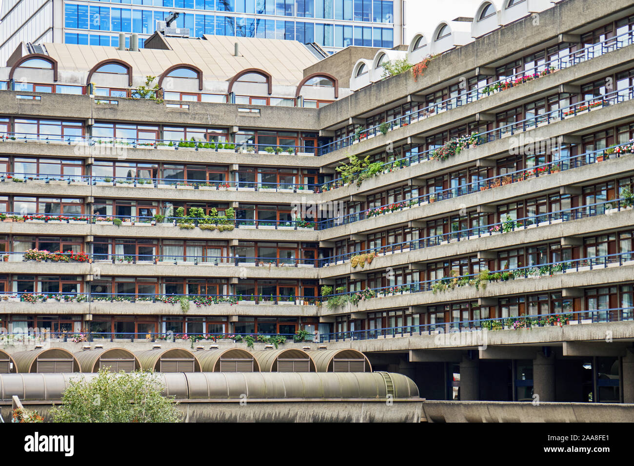 The Barbican Residential Apartments and Art Centre. East London