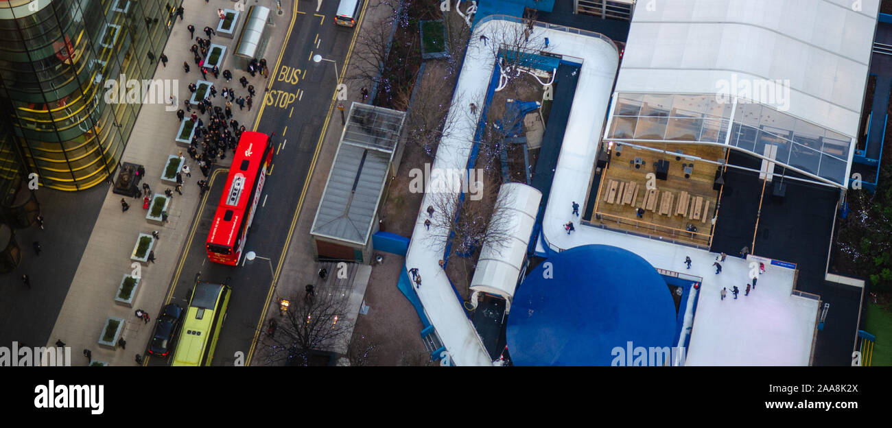 Ice rink birds eye view hi-res stock photography and images - Alamy