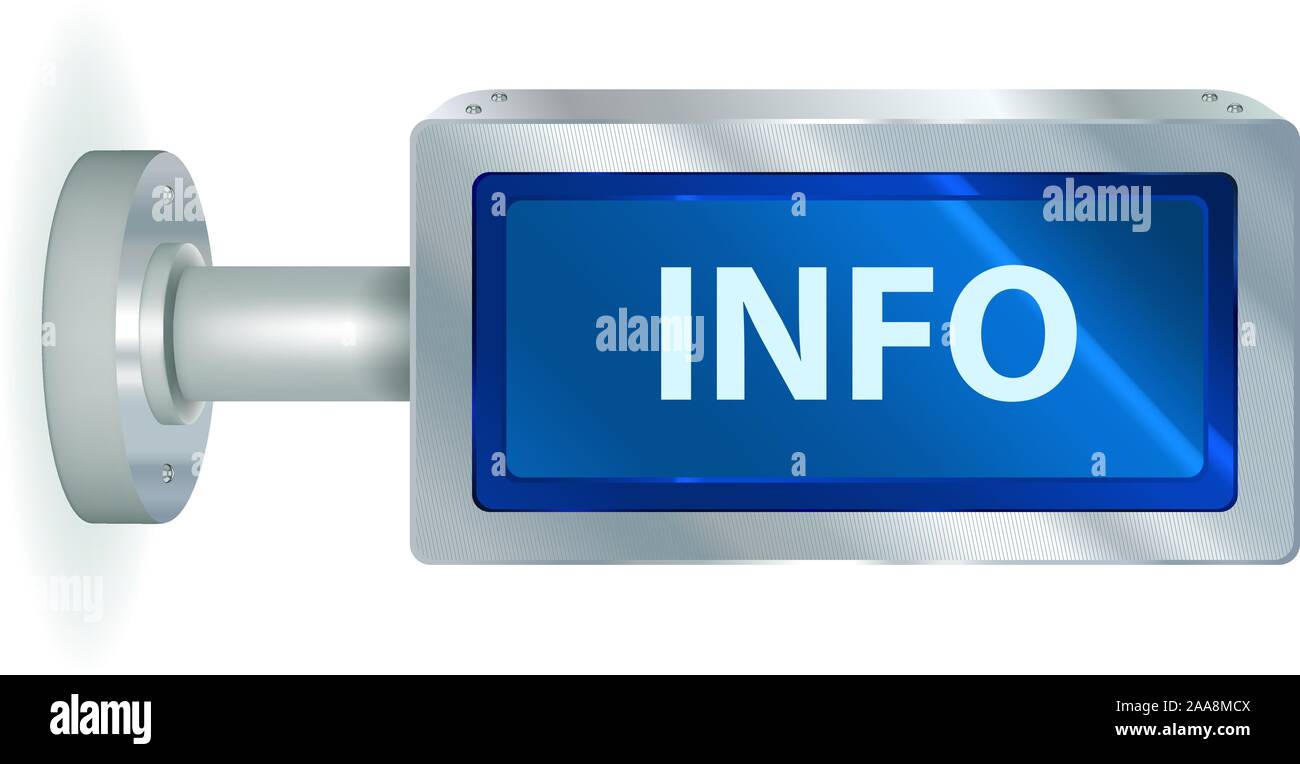 Information Display Panel Stock Vector Image & Art Alamy