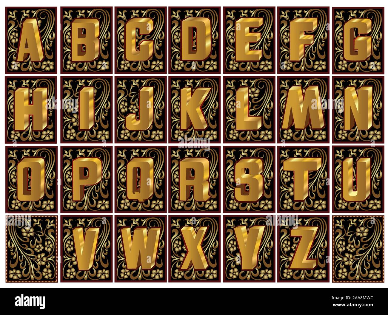 Gold collection Stock Vector Images - Alamy
