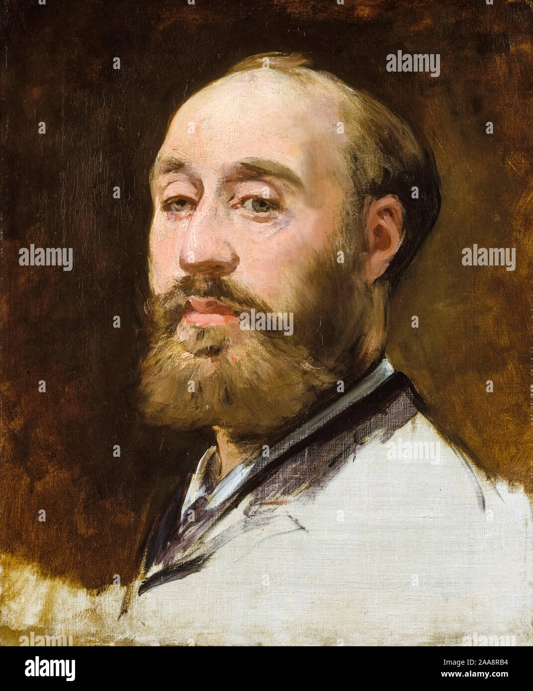 Edouard Manet, Head of, Jean-Baptiste Faure, (1830–1914), portrait painting, 1882-1883 Stock Photo