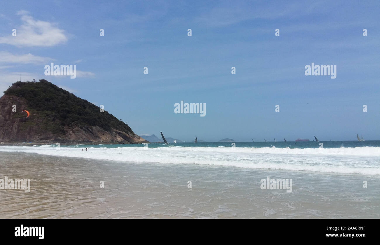 Beach in Río de Janeiro Stock Photo