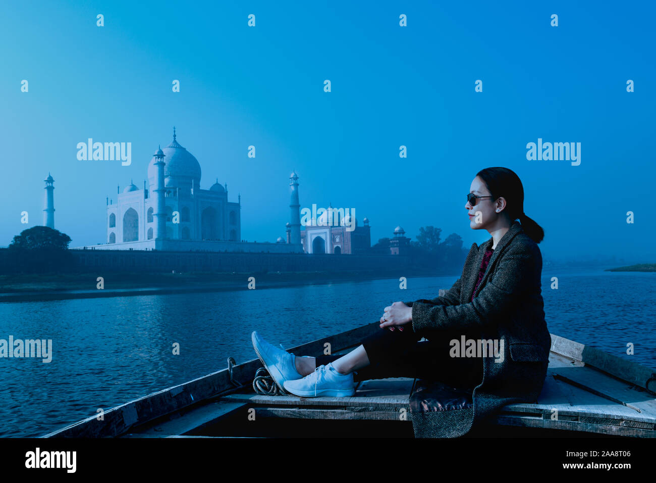 Yamuna river agra pollution hi-res stock photography and images - Alamy