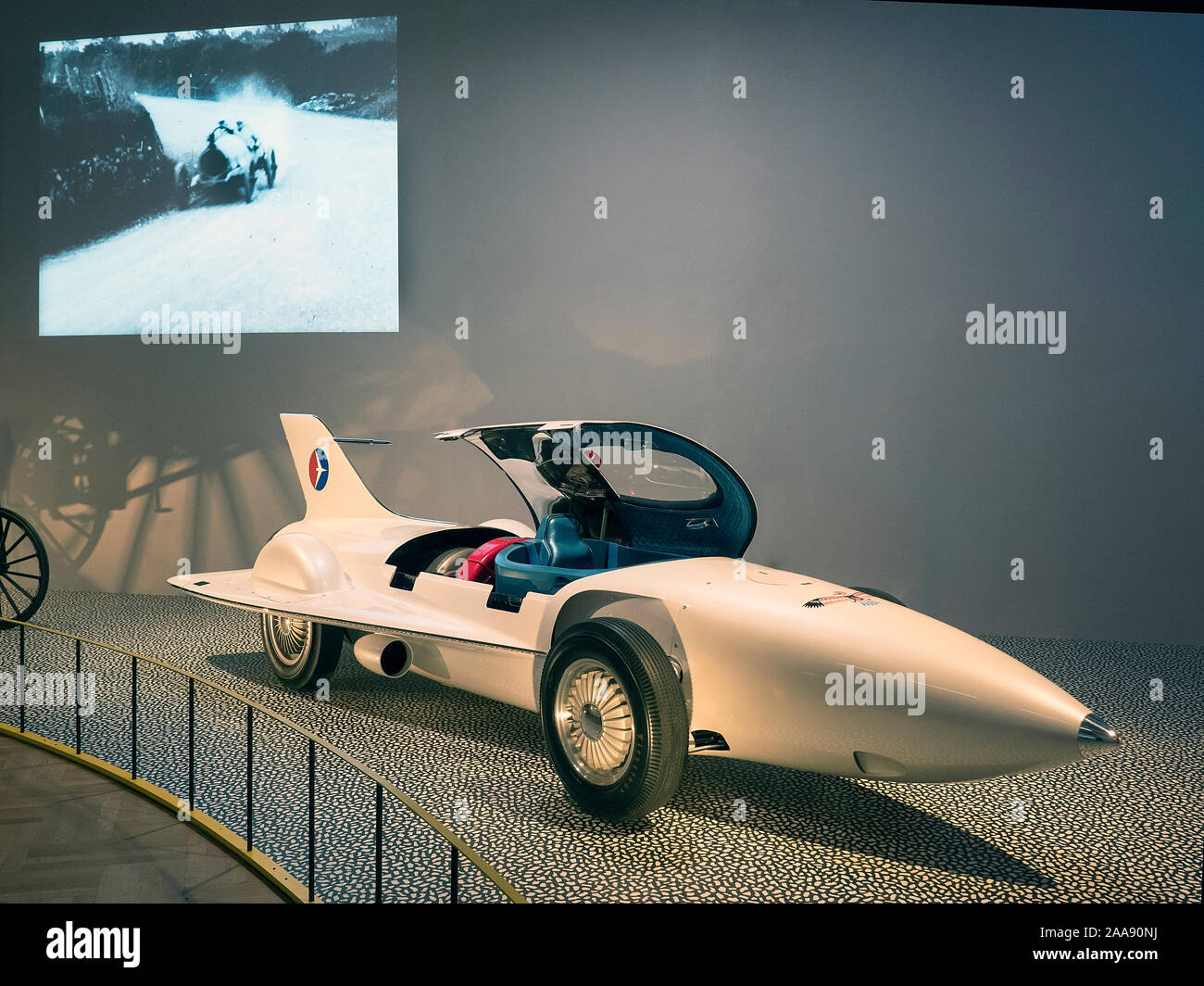 GM Firebird 1 concept car 1953. At the V&A Exhibition 'Cars Accelerating the Modern World. Stock Photo
