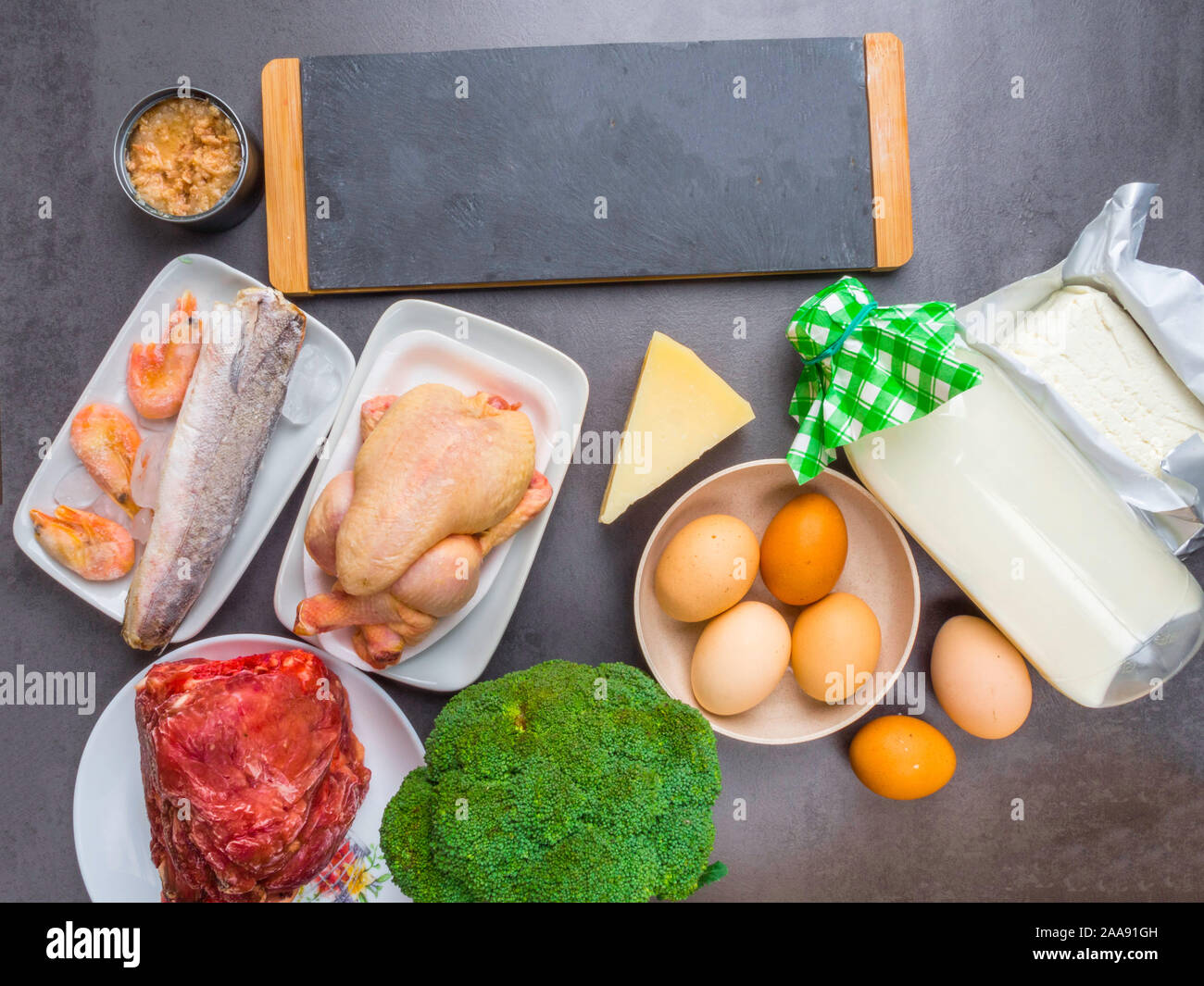 Meat Fish Eggs Milk High Resolution Stock Photography and Images Alamy