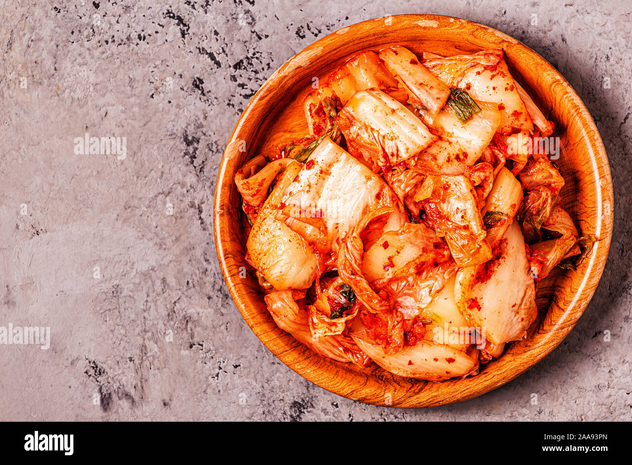 Kimchi cabbage. Korean traditional food. Top view Stock Photo Alamy