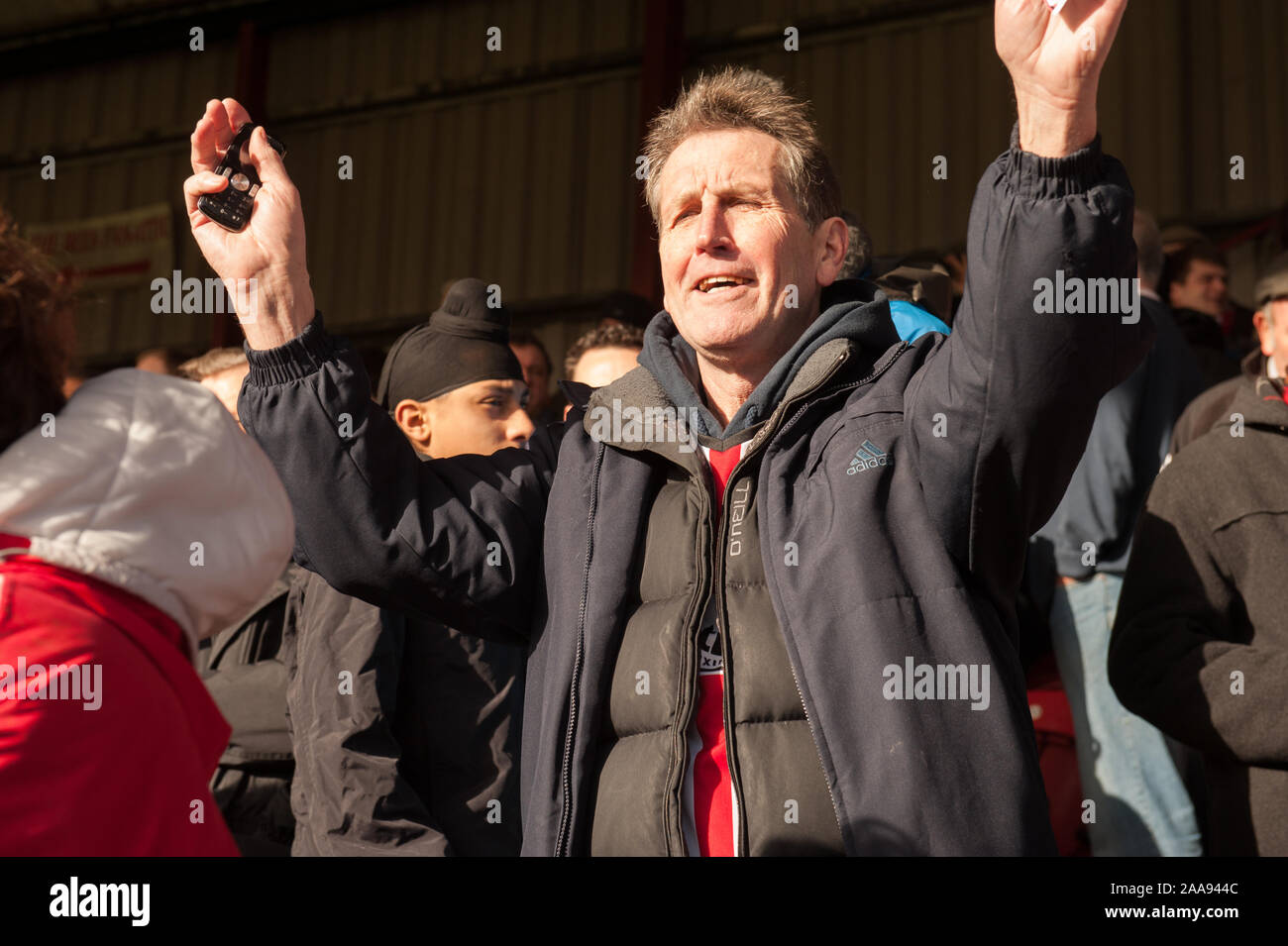 Football fan, UK Stock Photo Alamy