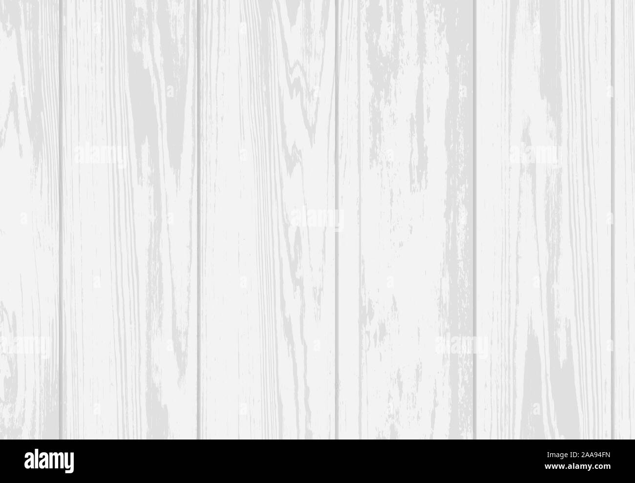 Vector realistic white wood textured background Stock Vector Image