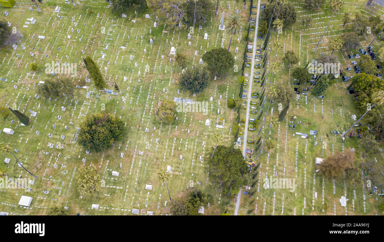 Beth Olam CemeteryHollywood, Los Angeles, California, USA Stock Photo