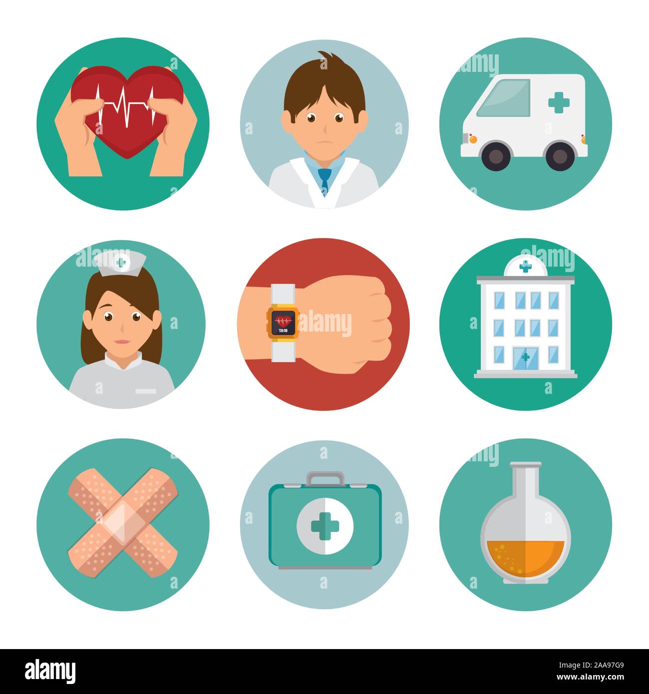 bundle set of medicine icons Stock Vector Image & Art - Alamy