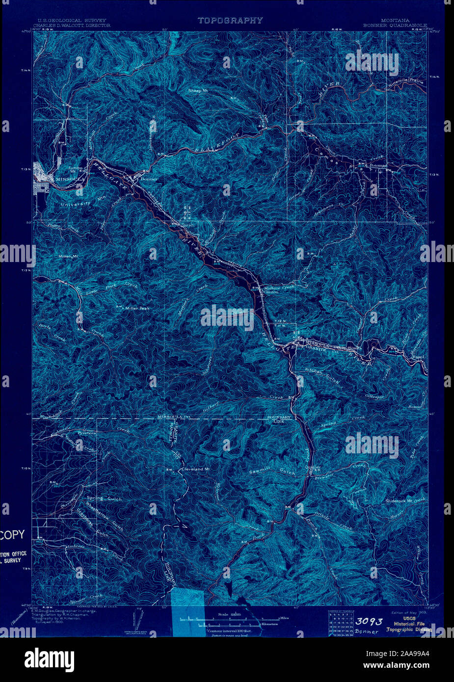 Map of bonner montana hires stock photography and images Alamy
