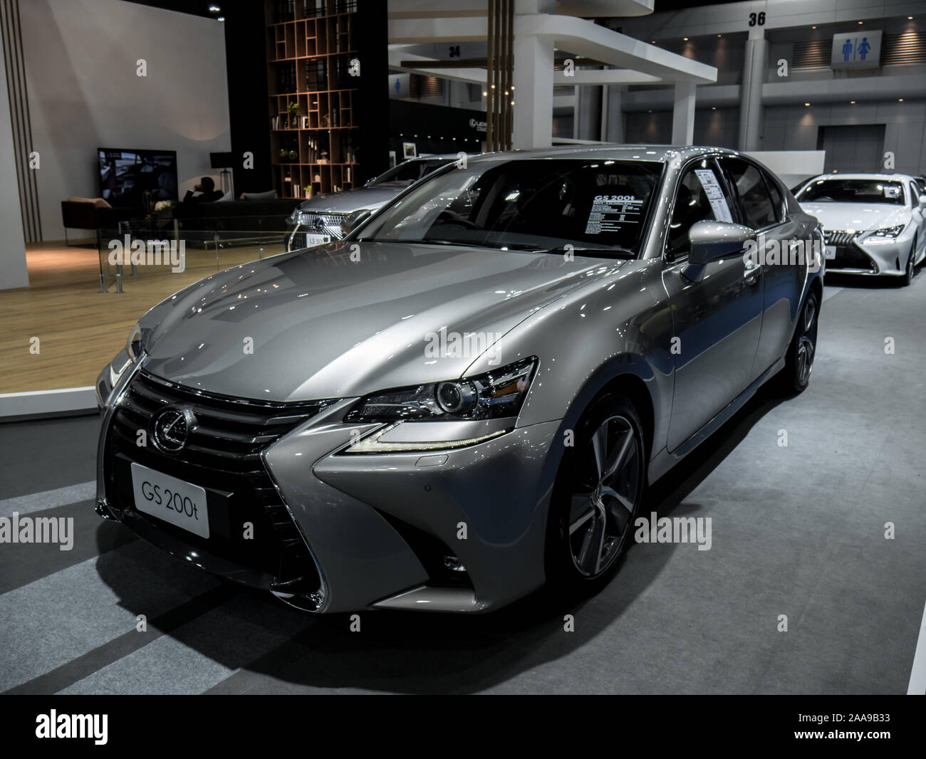 Nonthaburi Thailand March 2018 Lexus Gs 200t On Display In Bangkok International Motor Show 2018 At Impact Arena Exhibition Muangthong Thani In Th Stock Photo Alamy
