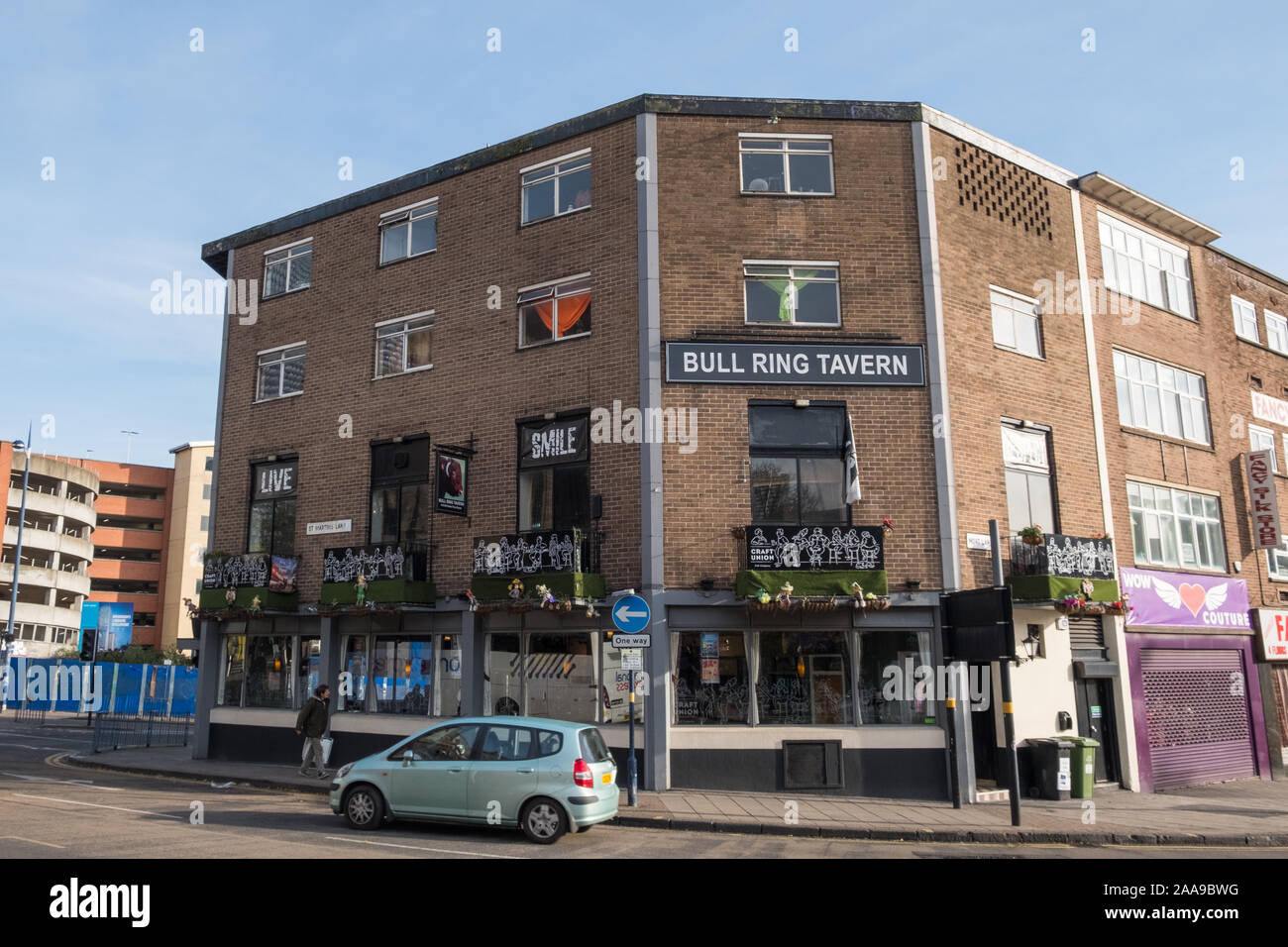 The Bull Ring Tavern in Digbeth, Birmingham is a traditional corner pub