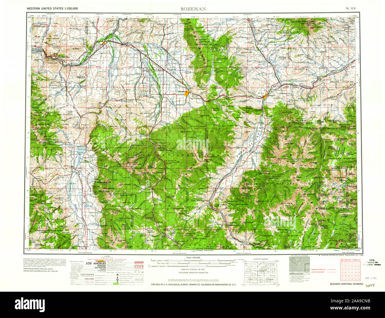 Bozeman map hires stock photography and images Alamy
