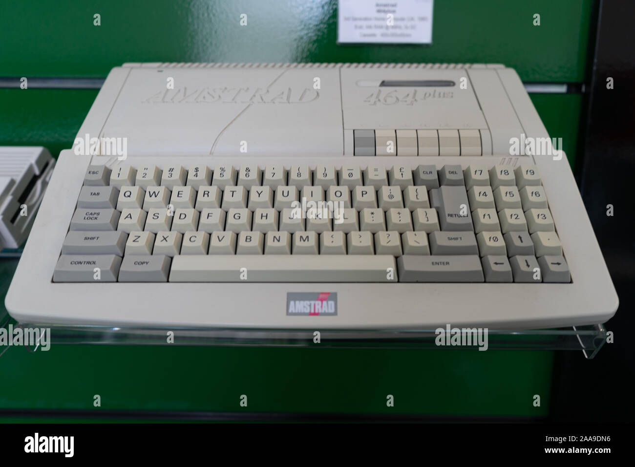 An Amstrad 464 Plus CPC computer from 1990 Stock Photo