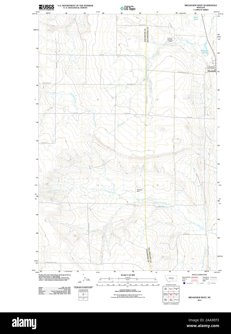 Map of broadview montana hires stock photography and images Alamy