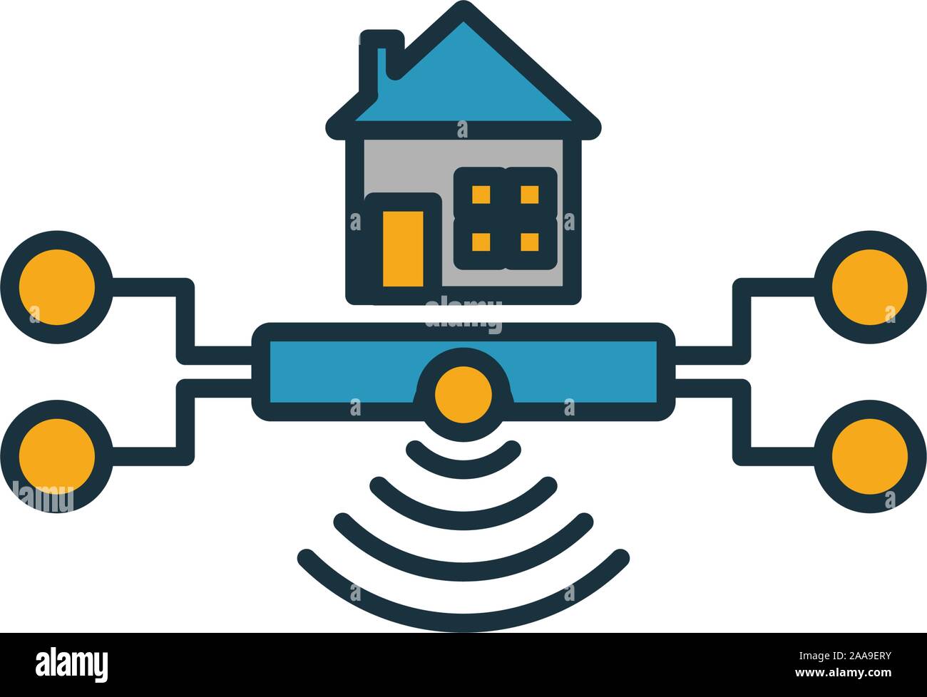 Home Hub icon. Simple element from smart home icons collection ...
