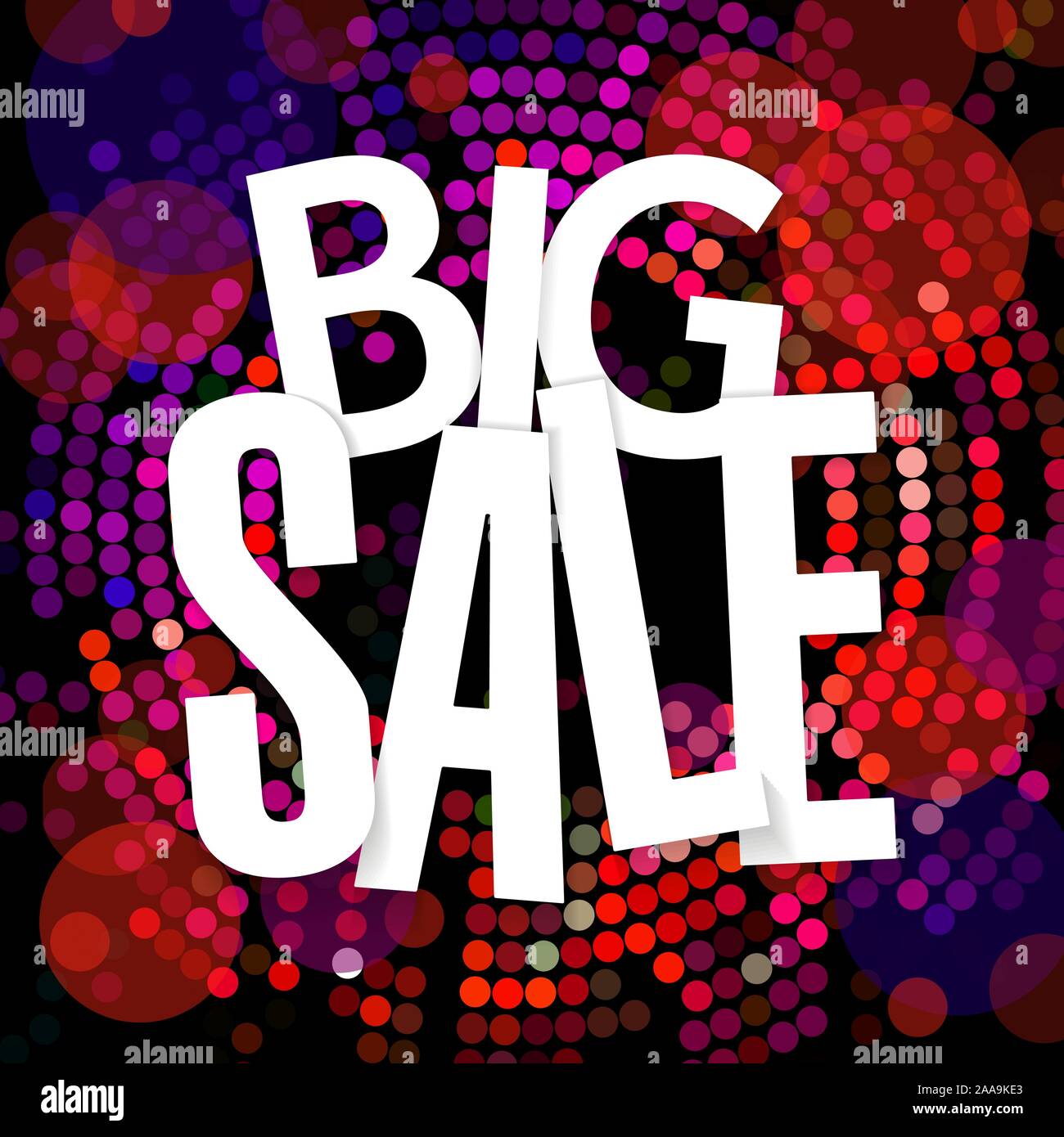 Big sale banner flat design template Stock Vector
