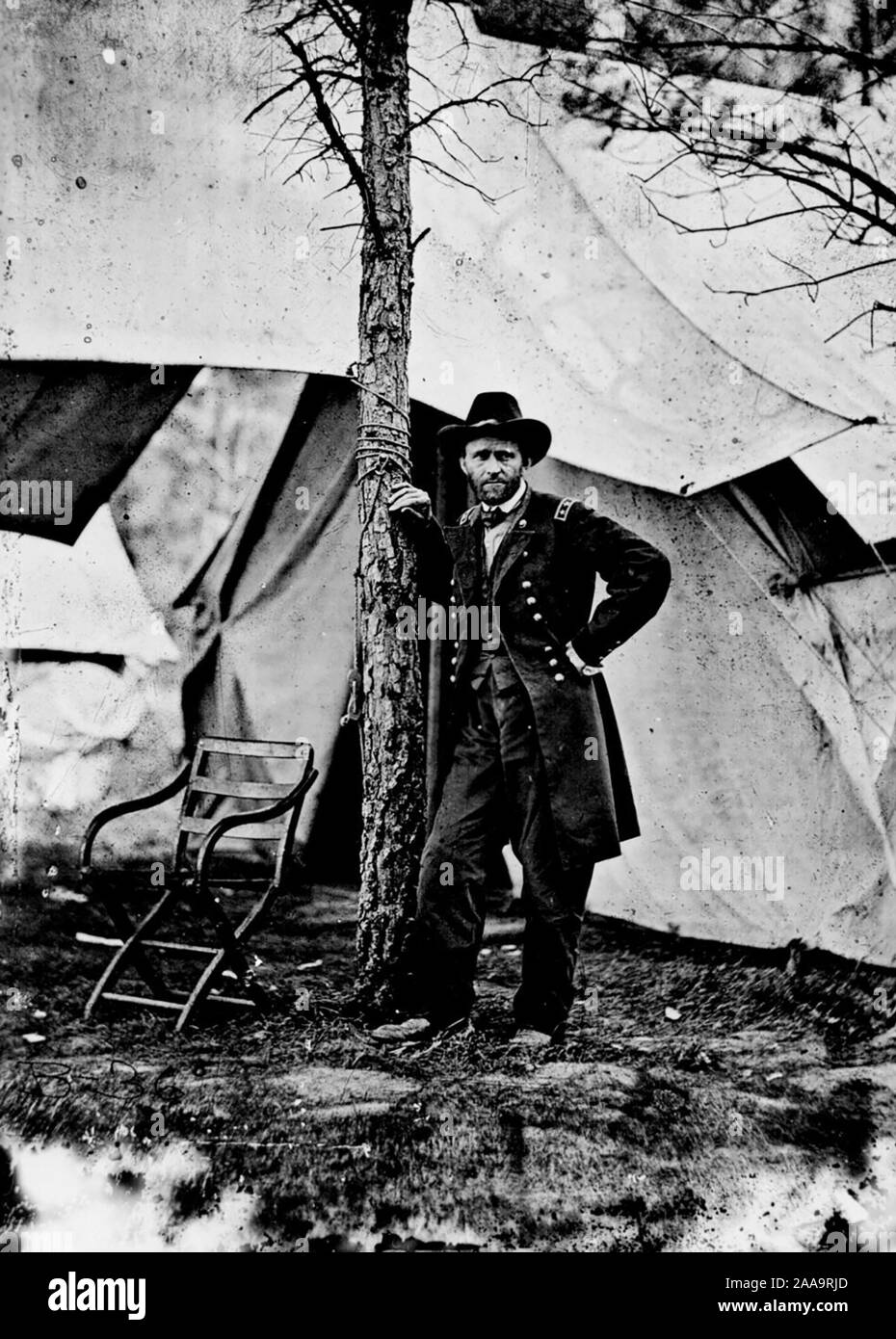 Lieutenant General Grant At His Headquarters (from "Harper's
