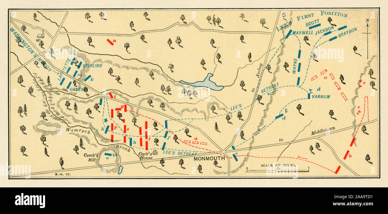 american revolutionary war map