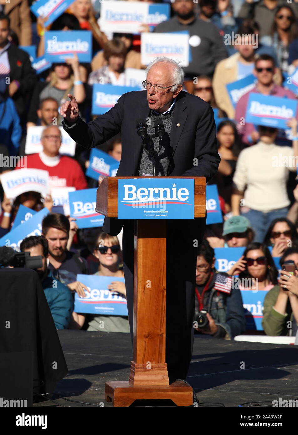 Bernie’s Back Rally Held at Queensbridge Park Featuring: Senator Bernie ...
