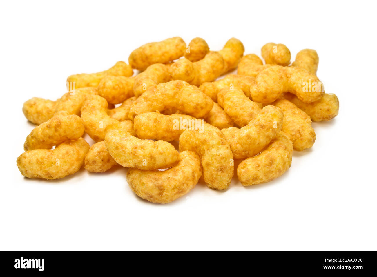 Peanut Flips against white background Stock Photo - Alamy