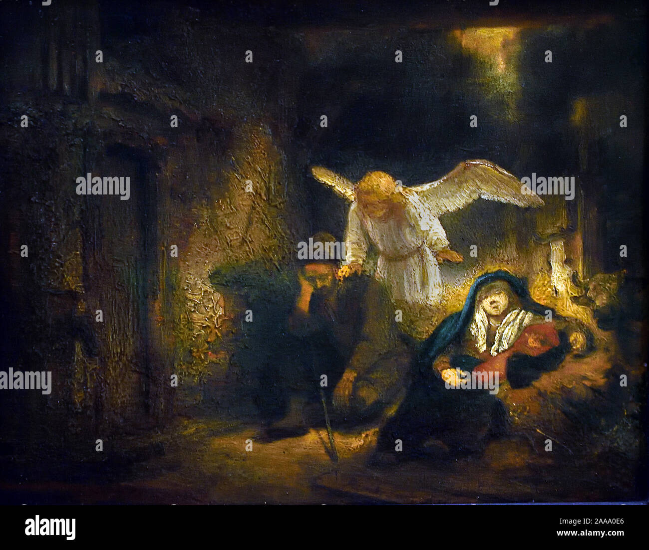 The dream of Joseph 1645 Rembrandt Harmenszoon van Rijn, Dutch, 1606