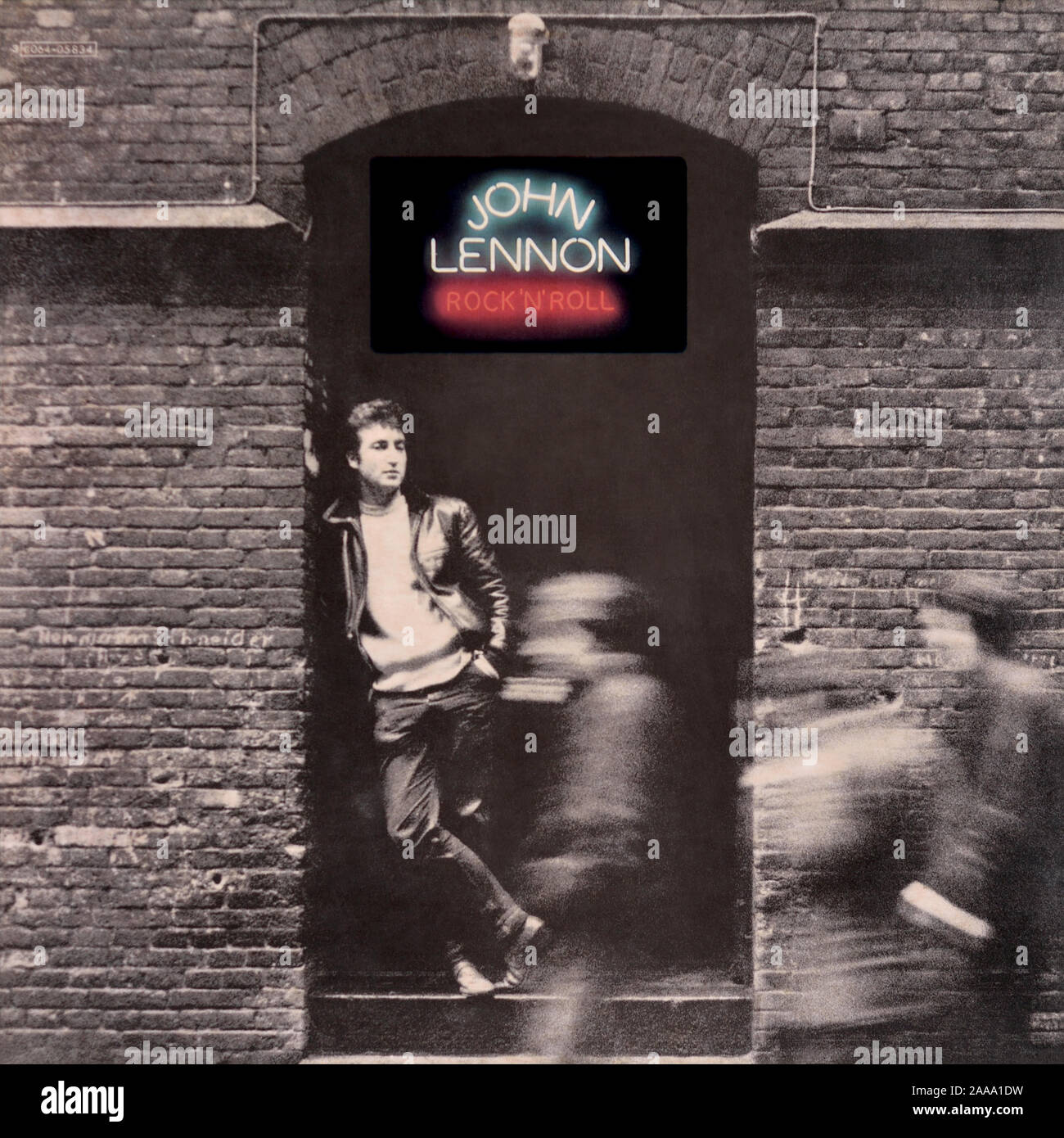 John Lennon - original vinyl album cover - Rock 'N' Roll - 1975 Stock Photo