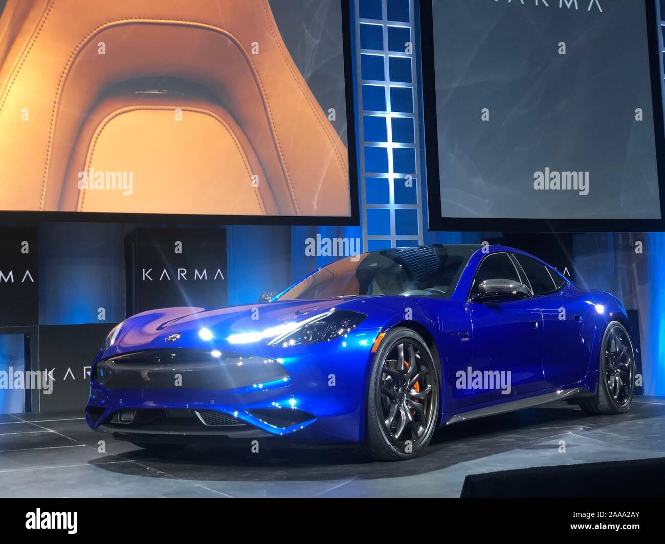 Karma electric sale car stock
