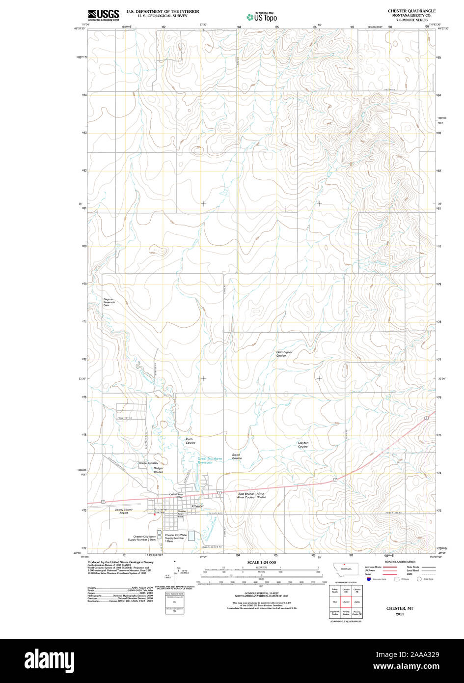 Map of chester montana Cut Out Stock Images & Pictures Alamy