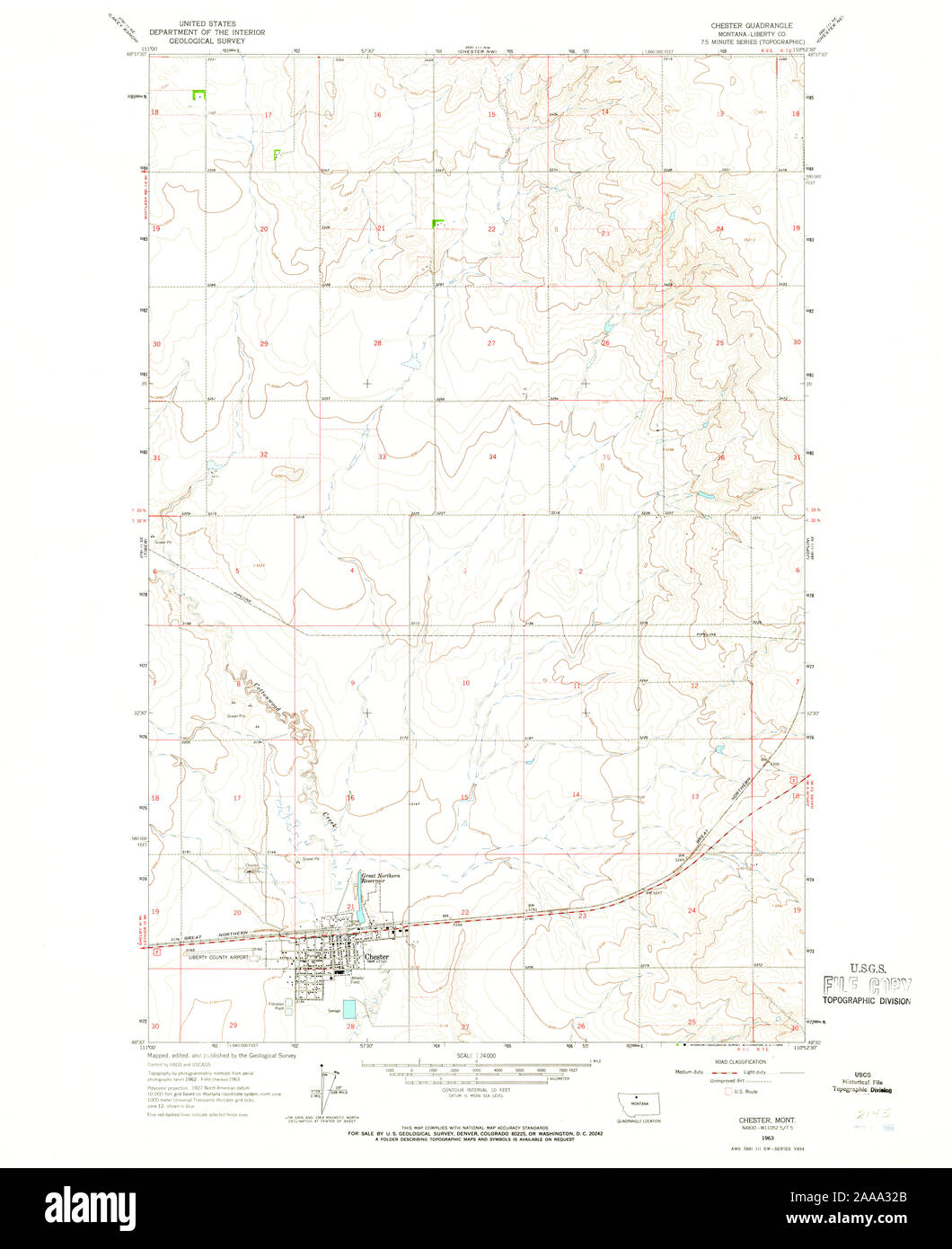 Chester montana map Cut Out Stock Images & Pictures Alamy