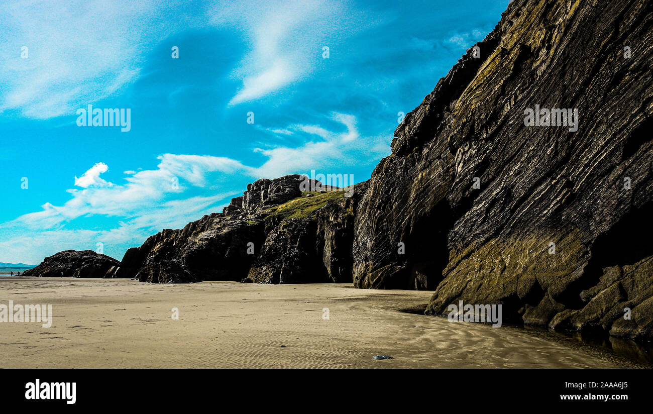 Black Rock Sands, Porthmadog, North Wales Stock Photo Alamy
