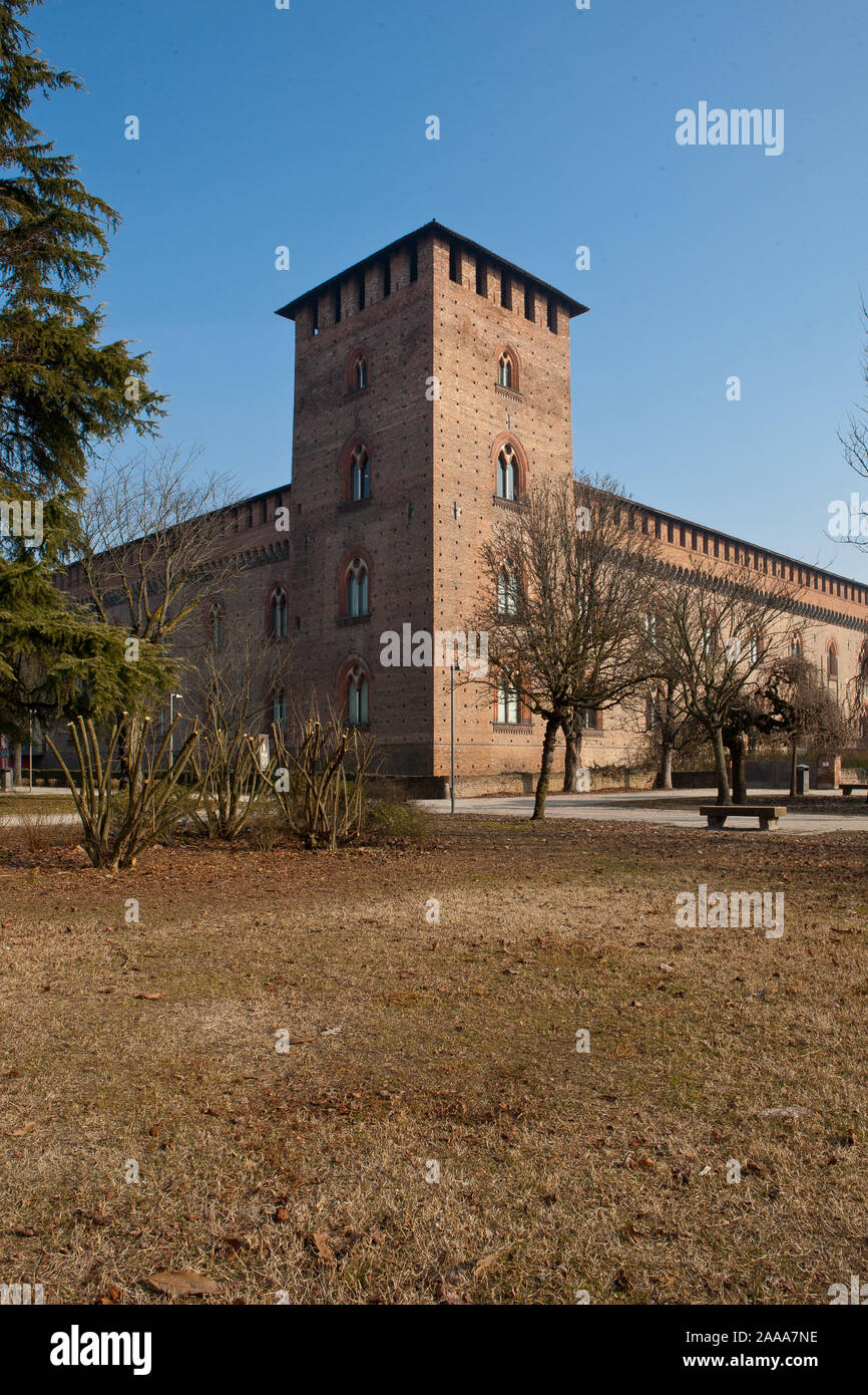 Castello Visconteo di Pavia - Castle of Pavia Stock Photo - Alamy