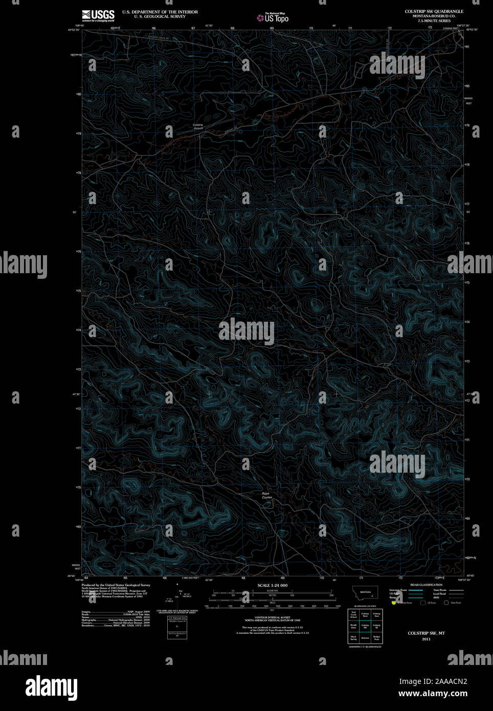 Colstrip map hires stock photography and images Alamy