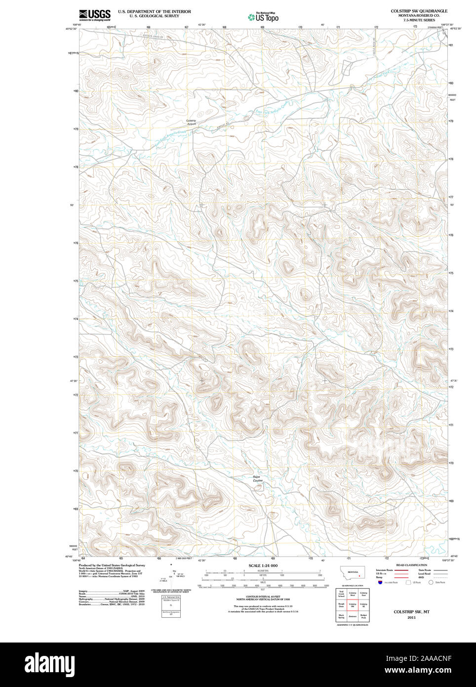 Colstrip montana map hires stock photography and images Alamy