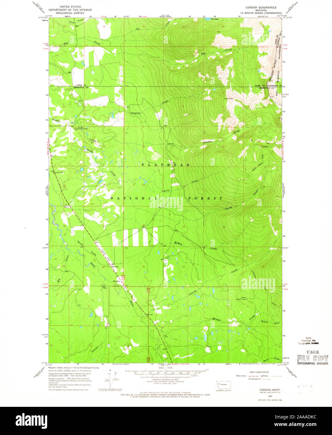 Map of condon montana Cut Out Stock Images & Pictures Alamy
