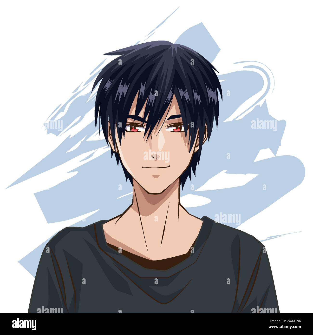 young man anime style character Stock Vector Image & Art - Alamy