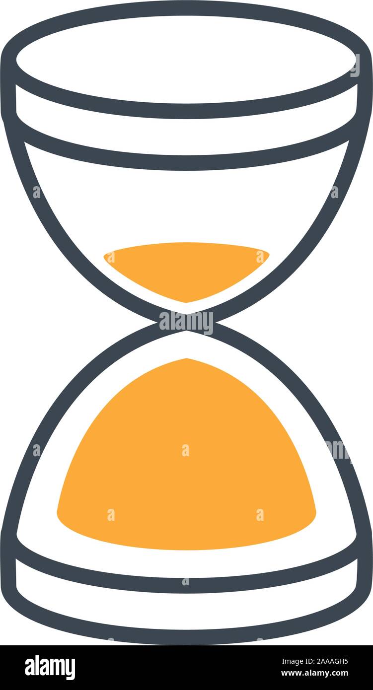 hourglass sand time isolated icon Stock Vector Image & Art - Alamy