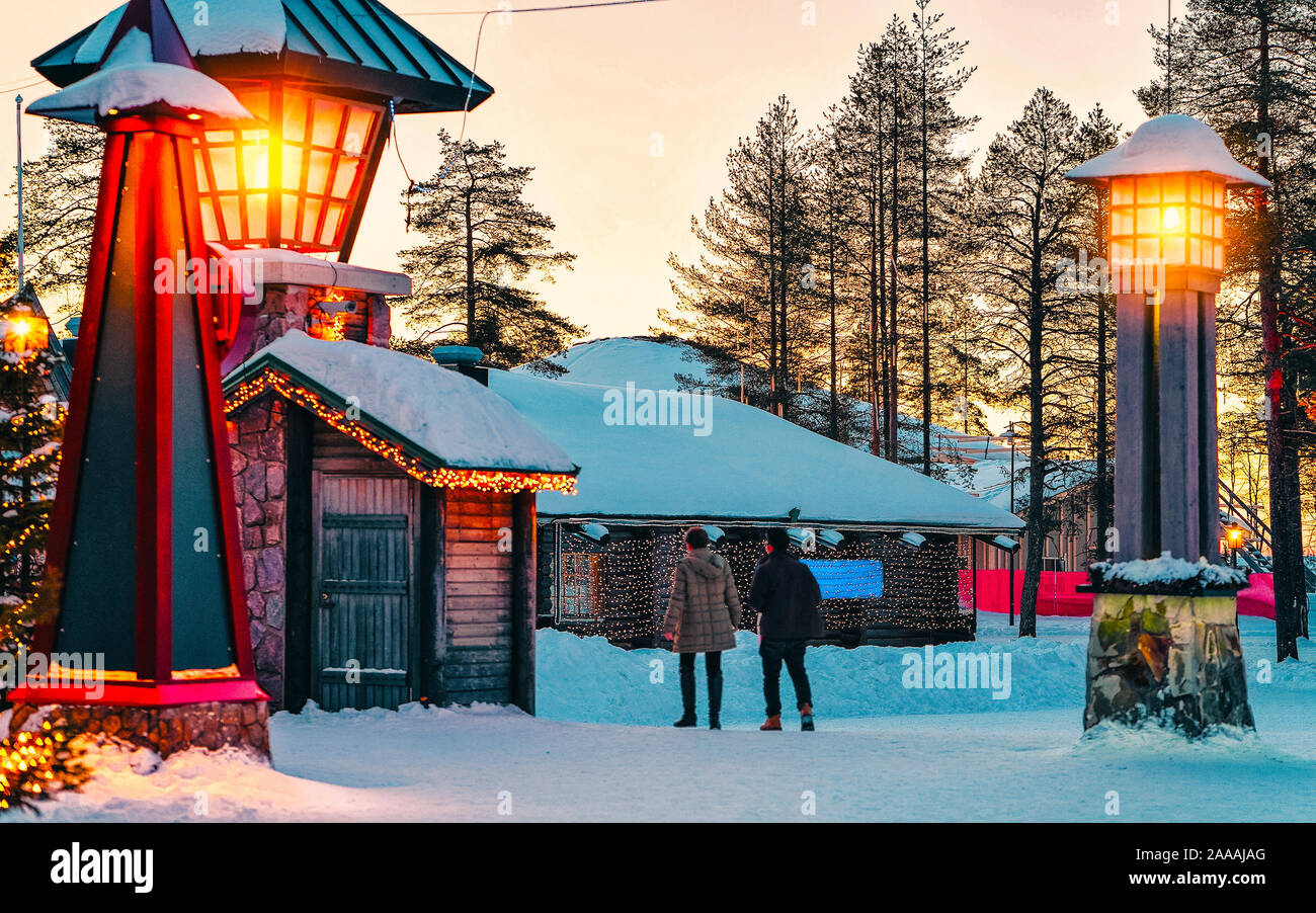 Santa Park Rovaniemi Rovaniemi santa park hi-res stock photography and images - Alamy