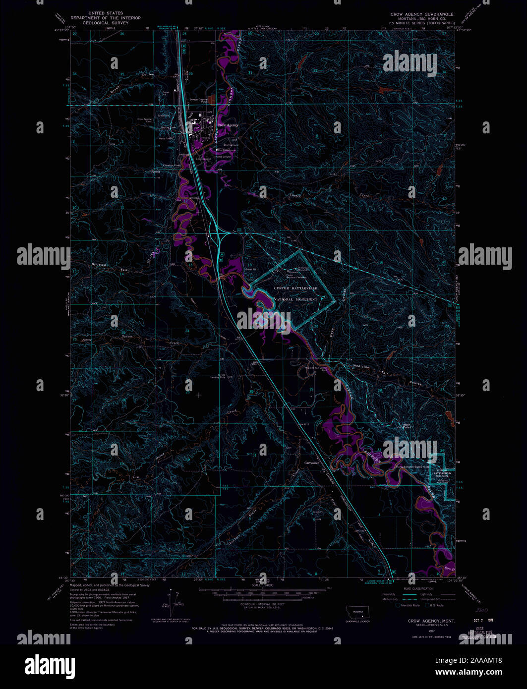 Crow agency map hires stock photography and images Alamy
