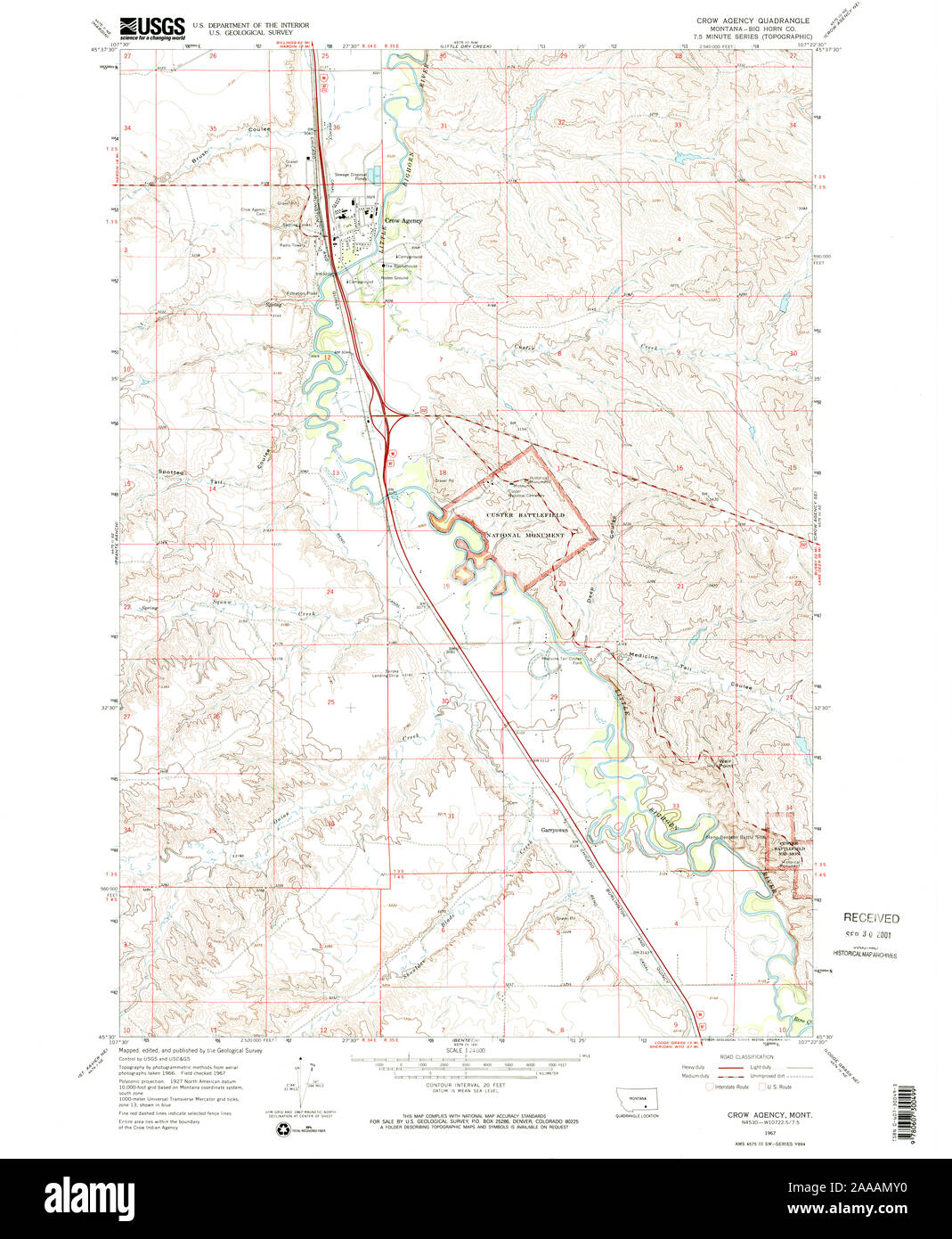 Crow agency montana map Cut Out Stock Images & Pictures Alamy