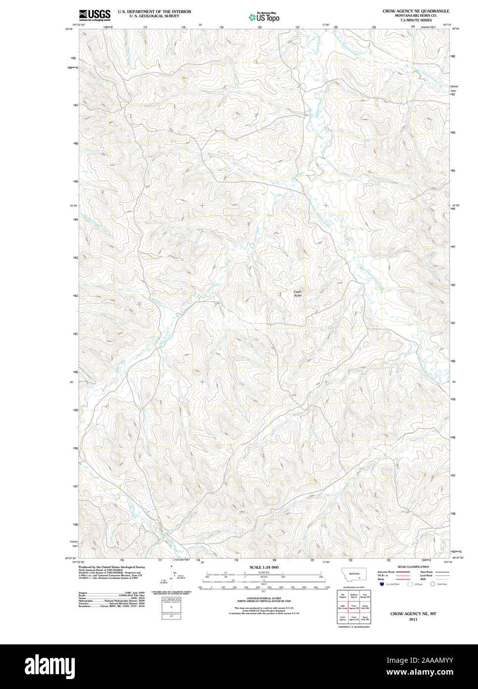 Crow agency map hires stock photography and images Alamy