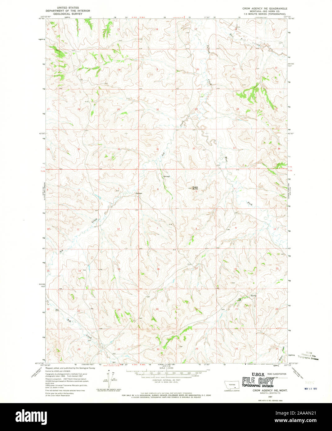 Crow agency montana map hi-res stock photography and images - Alamy
